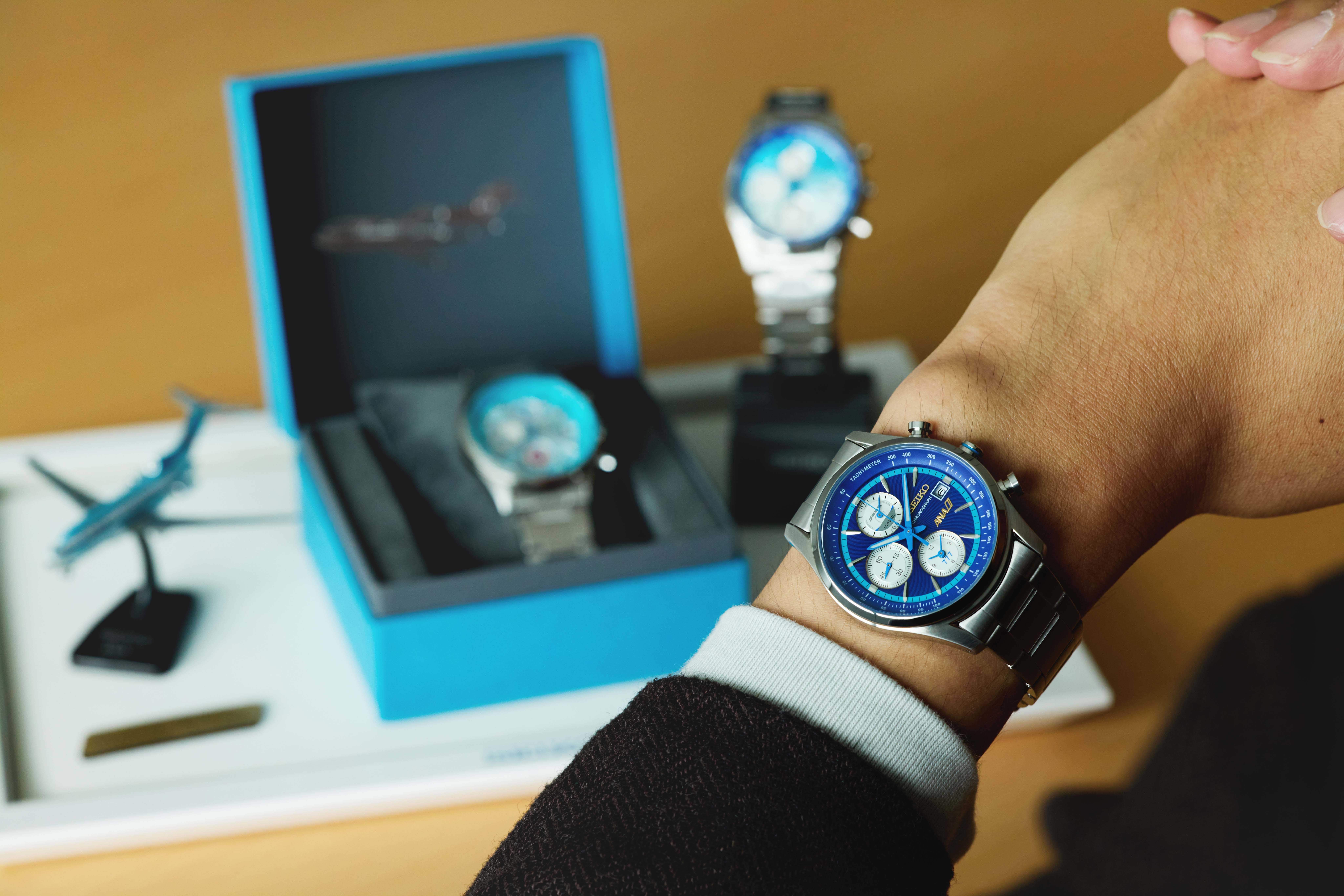 SEIKO for ANA 777デザイン オリジナルウオッチ」コラボレーション